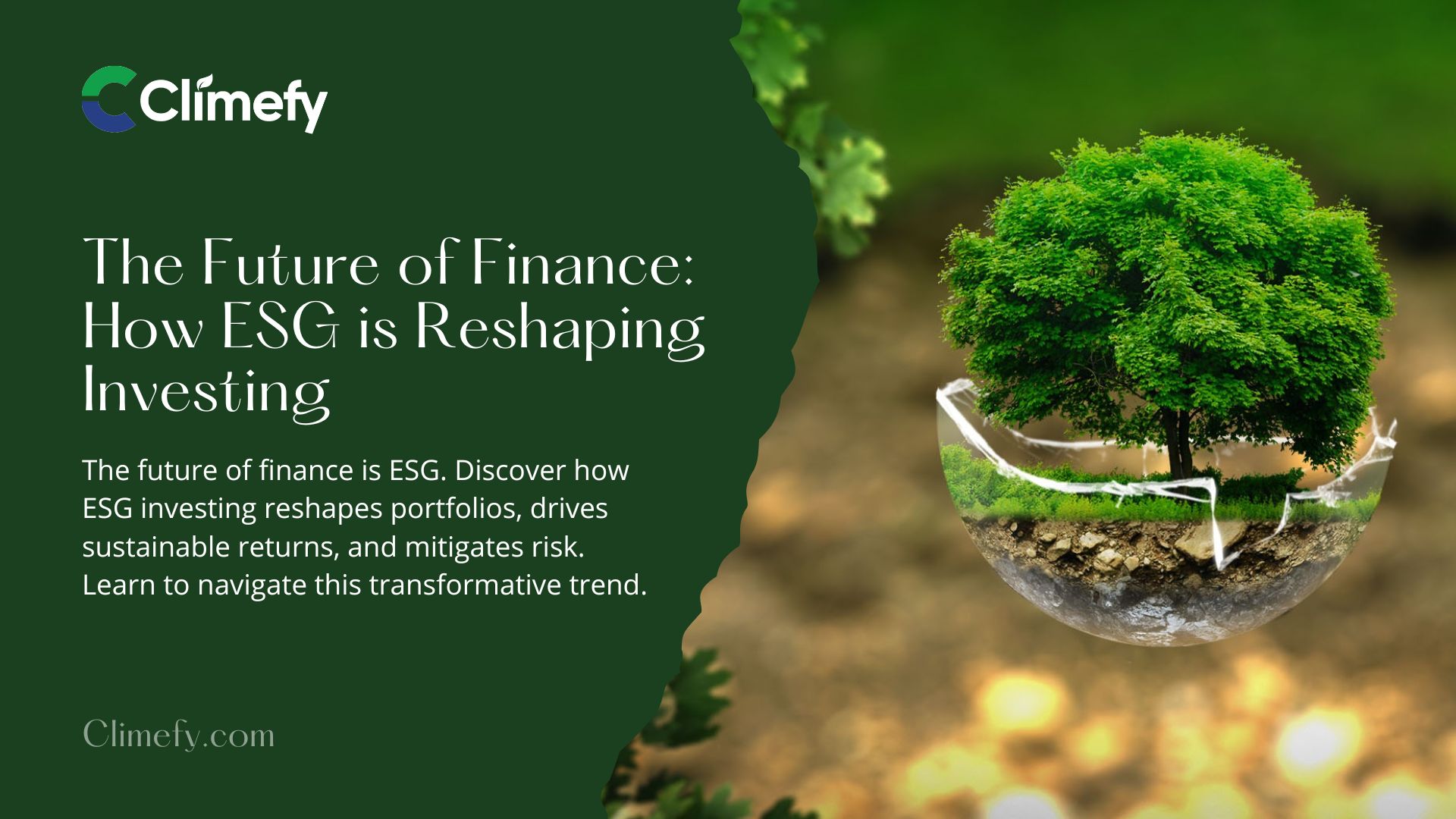 The Future Of Finance: How ESG Is Reshaping Investing