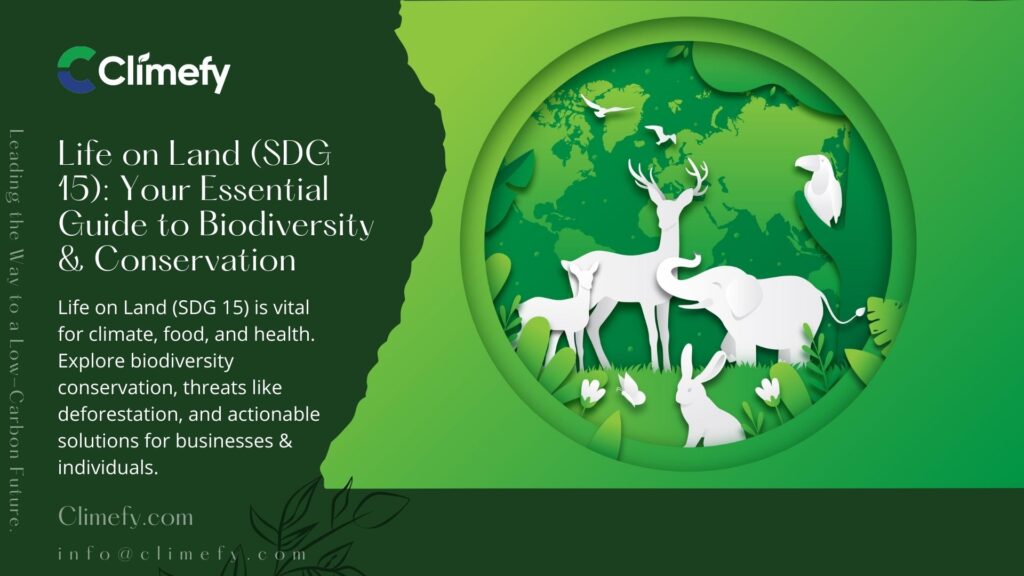 Life on Land (SDG 15): Your Essential Guide to Biodiversity & Conservation 1 Life on Land SDG 15 Your Essential Guide to Biodiversity Conservation 1