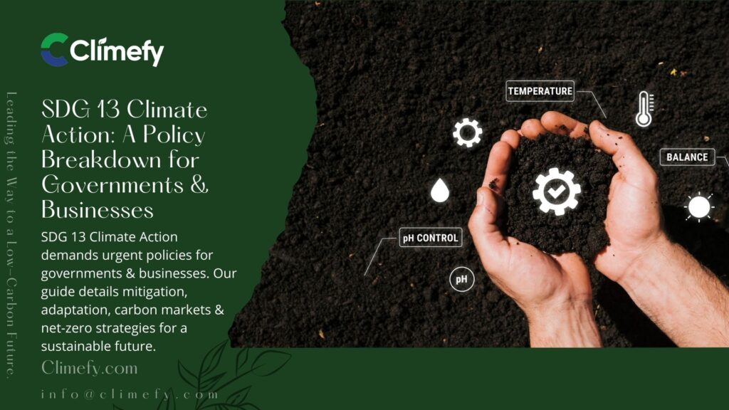 SDG 13 Climate Action Policy Breakdown for Governments Businesses