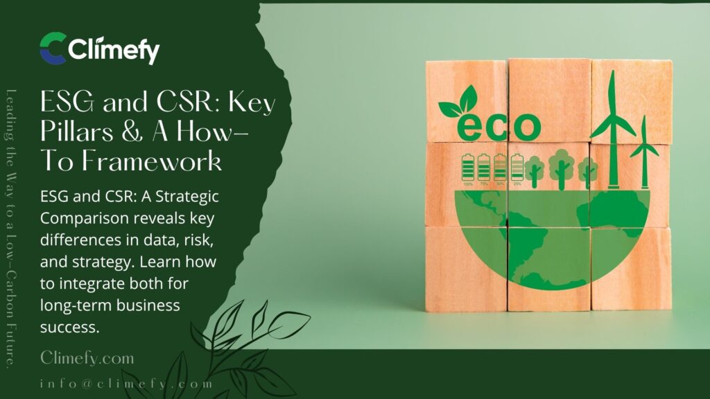 ESG and CSR Key Pillars A How To Framework 1