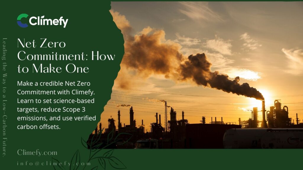 Net Zero Commitment How to Make One right now