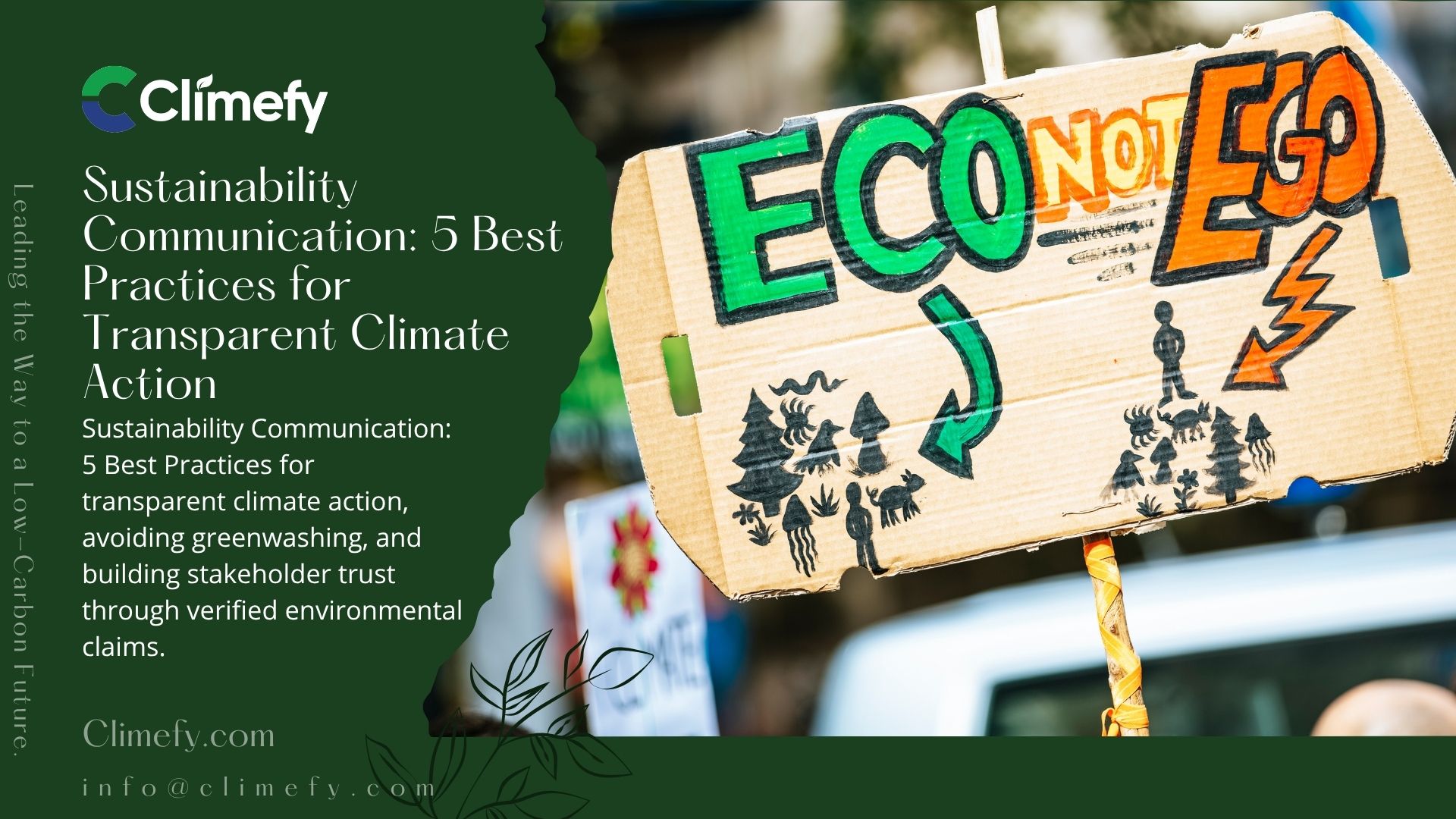 Sustainability Communication Best Practices for Transparent Climate Action