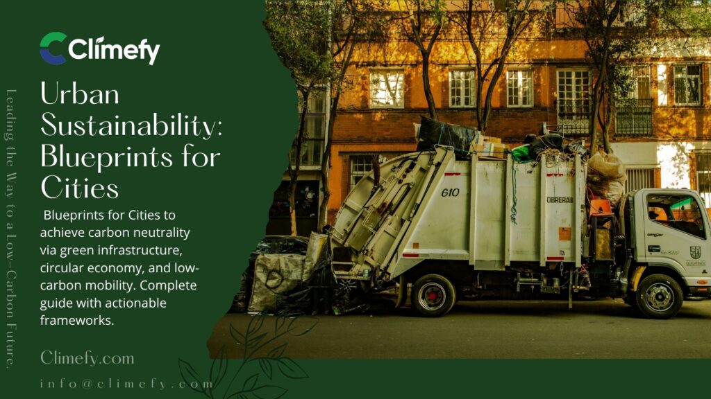 Urban Sustainability: Blueprints for Cities 1 Urban Sustainability Blueprints